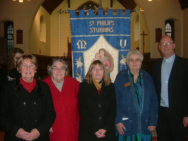 members of St Philip Stubbins, with team rector, Andy Lindop