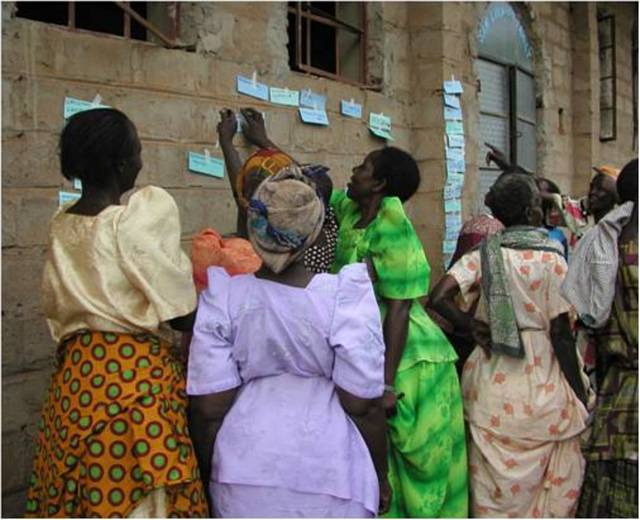 Ugandan ladies taking part in the FLP 