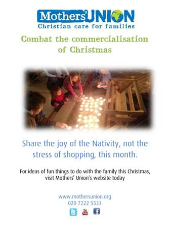 Combat the commercialisation of Christmas